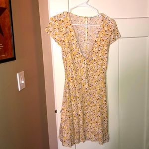 Floral Yellow Dress